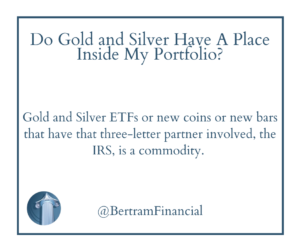 Quote about gold and silver ETFs - Michelle Bertram