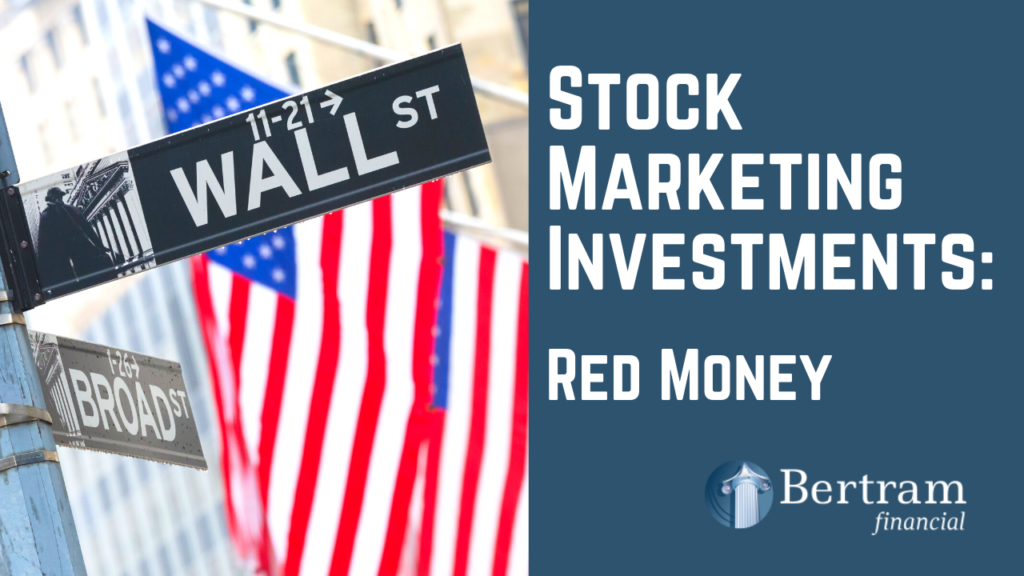 Picture of Wall Street and the American Flag - Investments - Bertram Financial