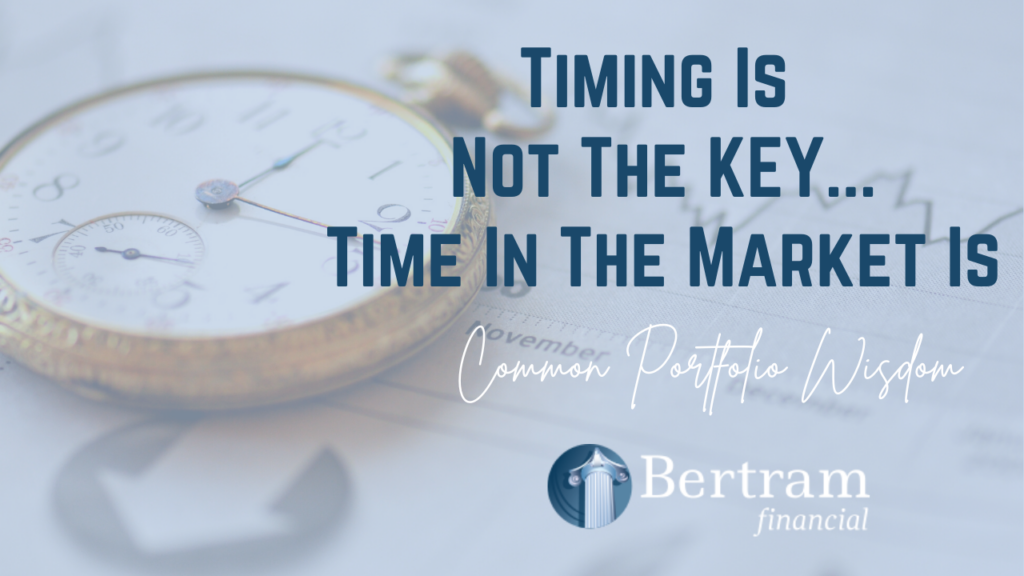 Timing Is Not The Key...Time In The Market Is